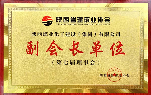 陜煤建設(shè)集團(tuán)被授予省建協(xié)“副會(huì)長(zhǎng)”單位